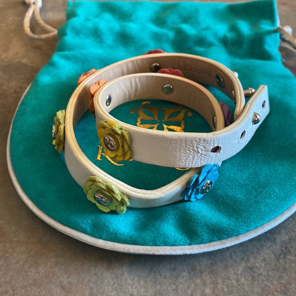 Rustic Cuff Flower Double Wrap and Lilac Emerson Set - Picture 5 of 5